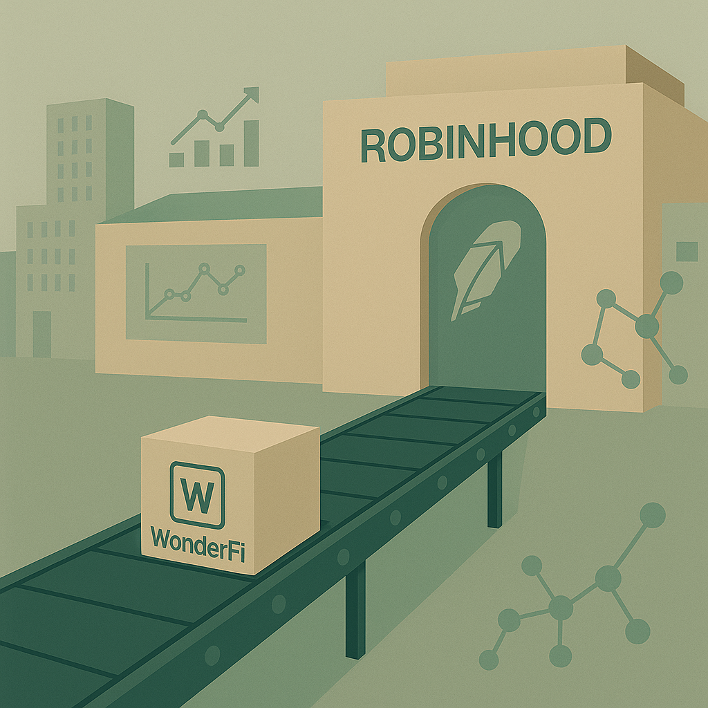 Robinhood Buys Wonderfi, Crypto Stocks Rally
