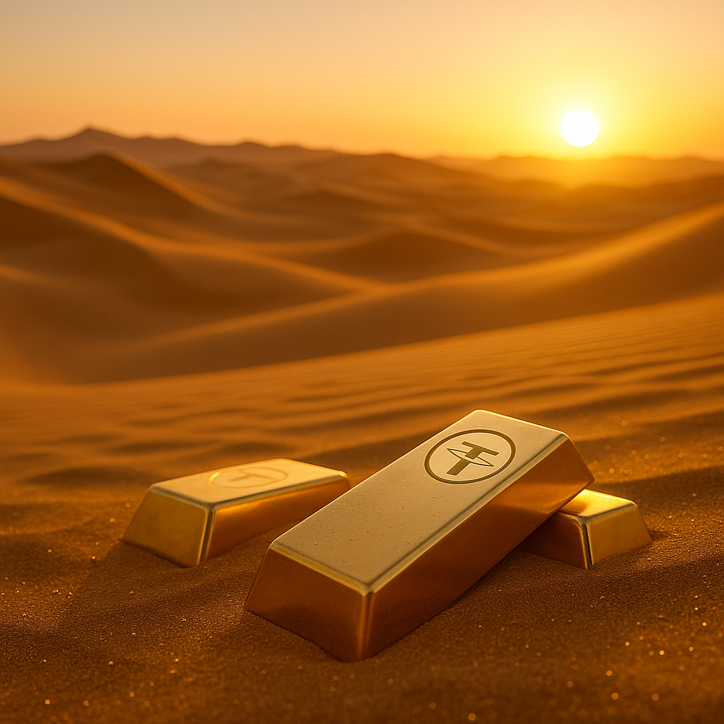 Tether Plans $200M Gold Treasury with Antalpha Partnership